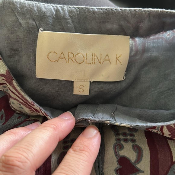 Carolina K Josefina Boho Patterned Short Dress Women's size S - Picture 8 of 10